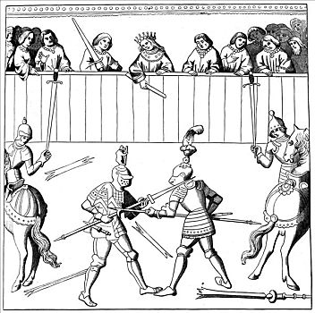 争斗,死亡,15世纪