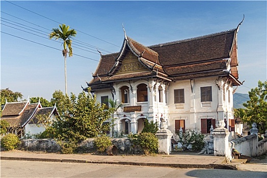 殖民地,房子,琅勃拉邦,老挝