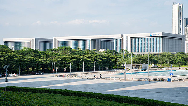 广场,空,汽车背景图