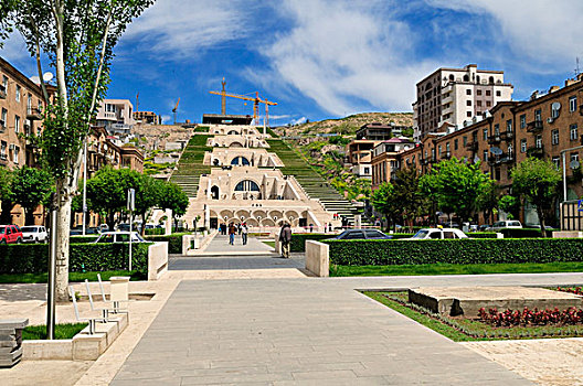 复杂,市区,埃里温,亚美尼亚,亚洲