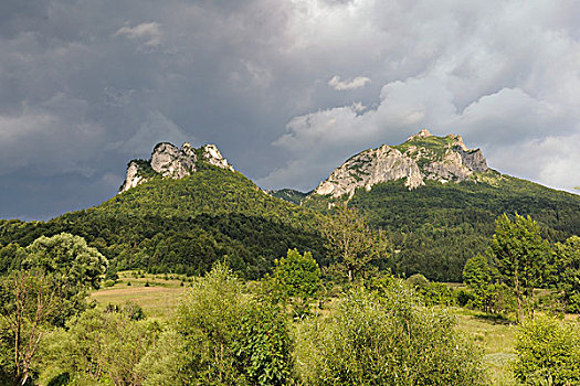 山,左边,右边,国家公园,斯洛伐克,欧洲
