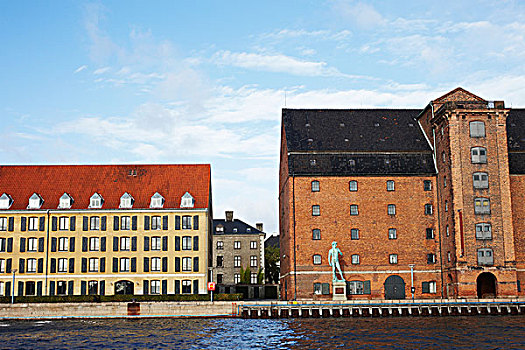 仿制,大卫像,正面,散步场所,哥本哈根,丹麦
