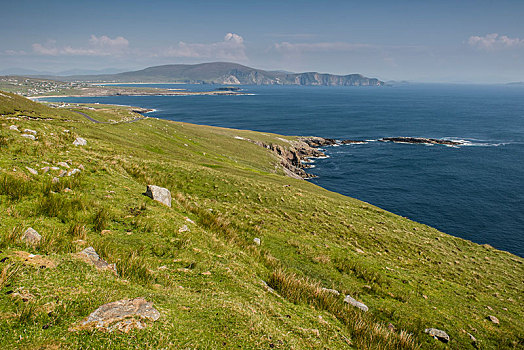 海边风景,西北地区,阿基尔岛,梅奥县,爱尔兰