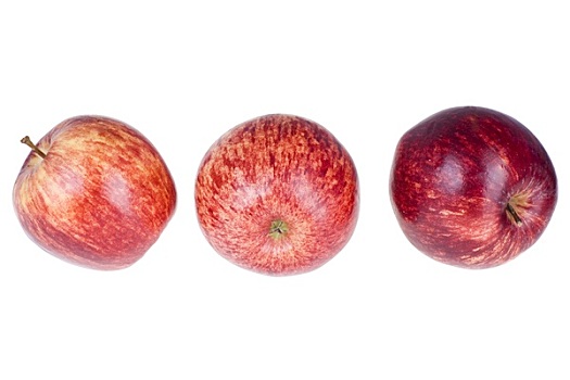 红苹果,白色背景,裁剪,小路