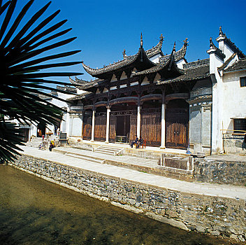 皖南绩溪县龙川胡氏宗祠