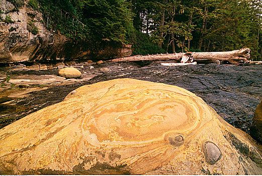 石头,省立公园,不列颠哥伦比亚省,加拿大