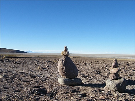 玻利维亚,乡村,圣胡安,盐湖,乌尤尼盐沼