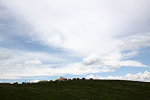 甘南,唐克,小镇,山黄河,九曲黄河,旅游区,若尔盖草原