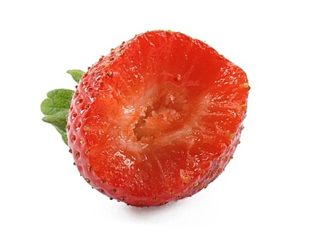 草莓,白色背景,背景