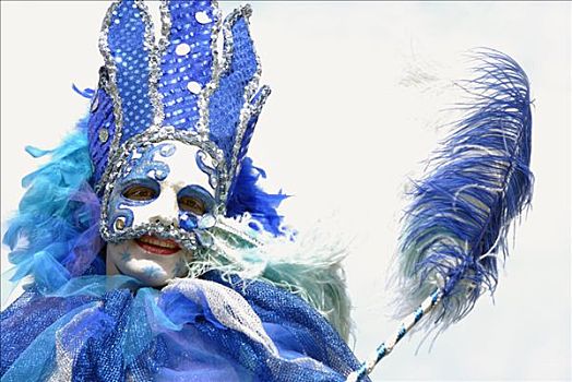 街头表演者,装扮,服饰,面具,基尔,星期,2008年,石荷州,德国,欧洲
