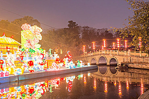 成都灯会夜景