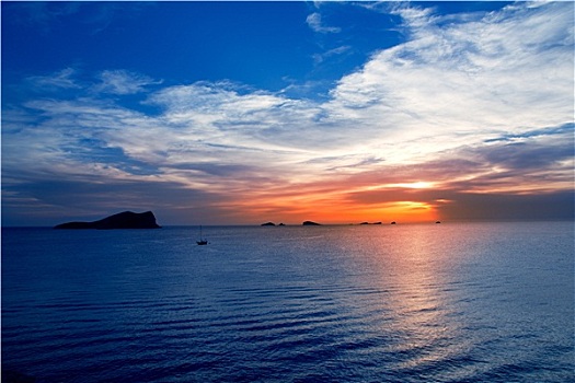 伊比萨岛,日落
