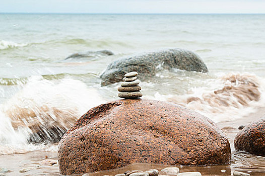 石头,海洋,海岸