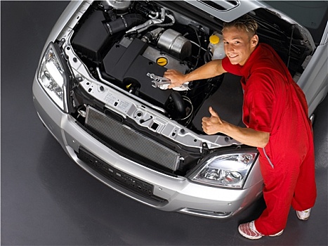 汽车修理,品质,检查,引擎