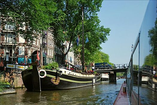 船屋,博物馆,阿姆斯特丹,荷兰,欧洲