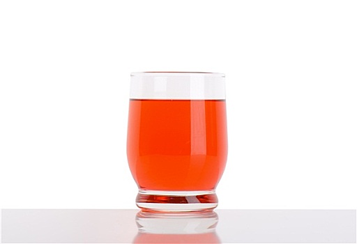 玻璃杯,草莓汁,白色背景,背景