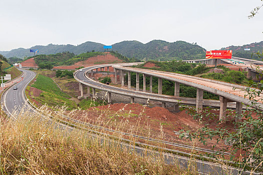 宜宾东银昆高速与成渝环线国道93互通立交