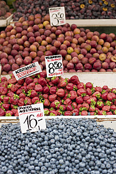 蔬菜,水果,市场,格丹斯克,波兰