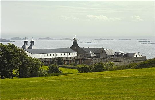 酿酒厂,特色,三个,岛,伊斯雷岛,苏格兰