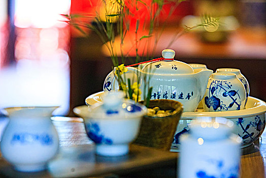 茶具,茶壶,铁壶,茶文化,茶碗,古韵,茶道,特写,复古,香炉,古琴