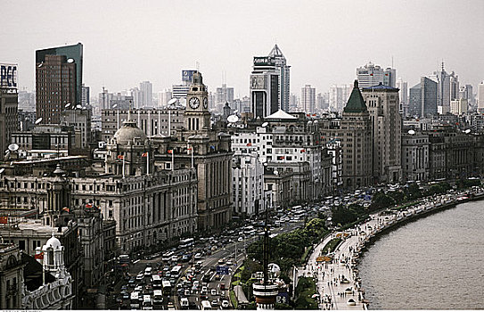 城市天际线,上海,中国