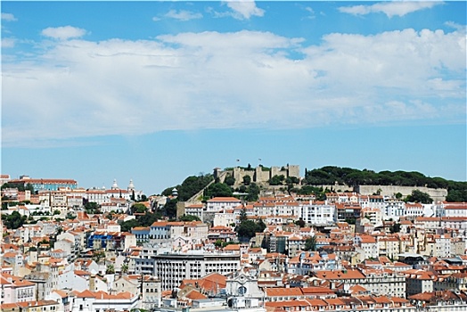 城堡,里斯本,葡萄牙