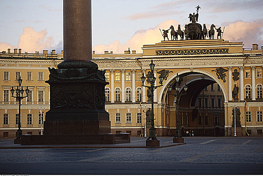 王宫广场,彼得斯堡,俄罗斯