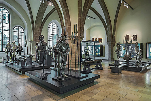 大厅,武器,护甲,国家博物馆,慕尼黑,上巴伐利亚,巴伐利亚,德国,欧洲