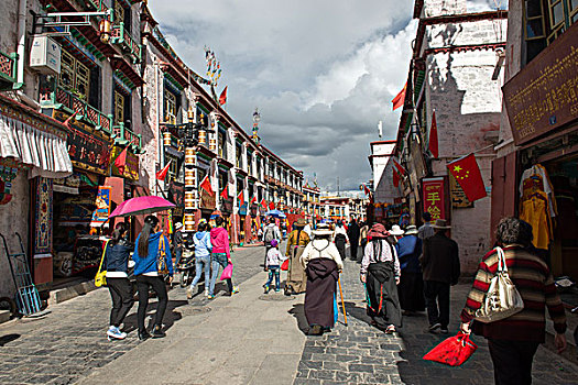 西藏拉萨八廓街