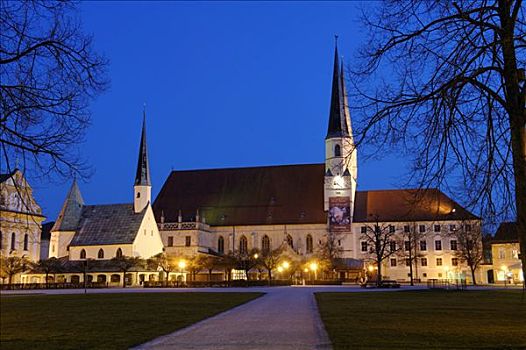 神圣,小教堂,教区教堂,圣徒,上巴伐利亚,德国,欧洲