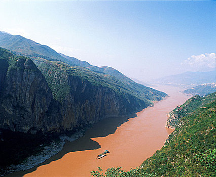 长江,河,峡谷