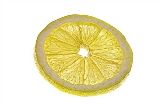 柠檬,抠像,特写