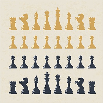 下棋,矢量
