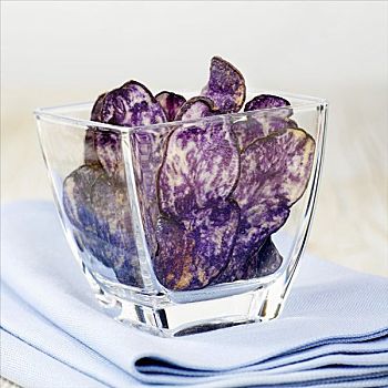 紫色马铃薯,松脆食品
