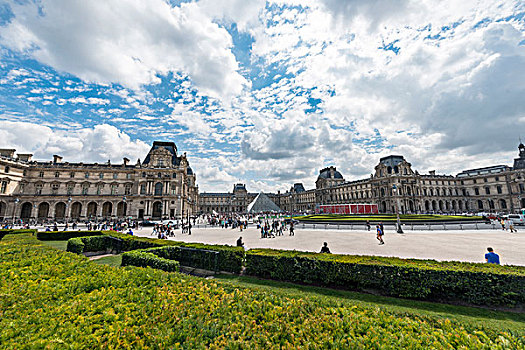 卢浮宫,巴黎,法兰西岛,法国,欧洲