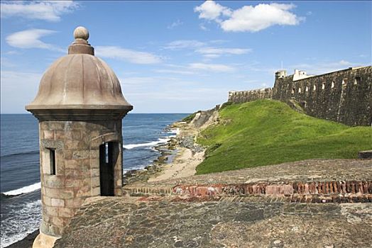 莫罗城堡,要塞,圣胡安,波多黎各