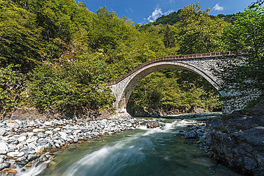 河,石桥,黑海,区域,土耳其