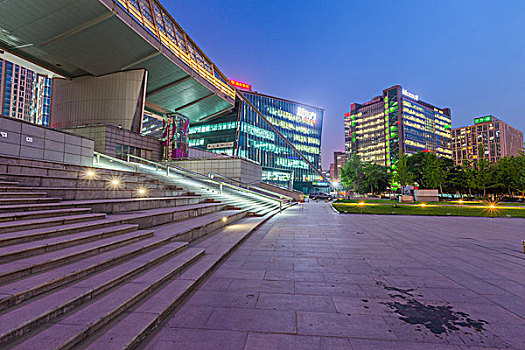 北京城市夜景和公路