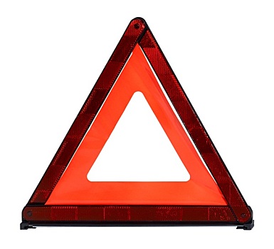 三角形,安全,反射物