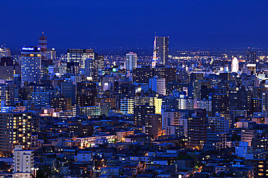 夜景,札幌