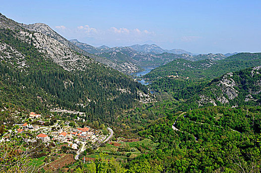 黑山,国家公园,湖