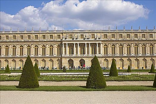正规花园,正面,宫殿,凡尔赛宫,法国