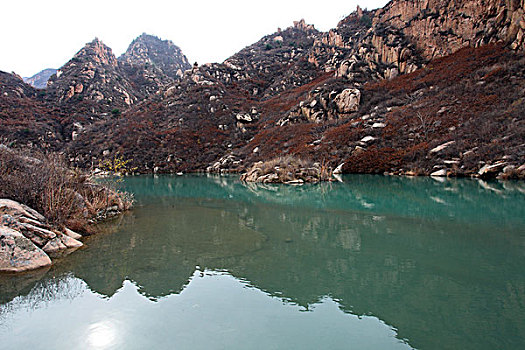 秦皇岛,山,石头,奇石,野外,长城,冰塘峪,风景,风光,郊游,自然,神秘,水塘,湖泊,锦鲤,鱼