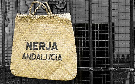 包,悬挂,栅栏,安达卢西亚,西班牙