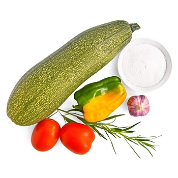 夏南瓜,蔬菜,盐