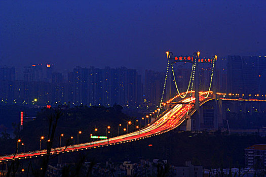 厦门海沧大桥夜景