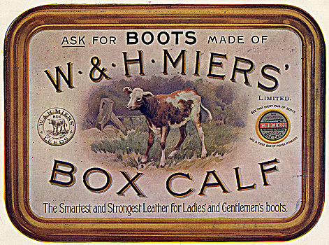 盒子,靴子,皮革,19世纪,艺术家,未知
