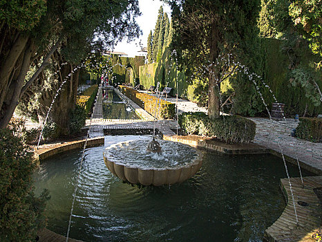 西班牙阿尔罕布拉宫喷泉