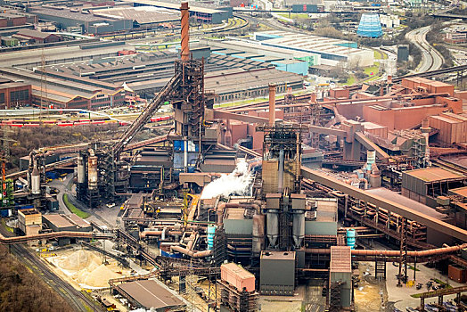 钢铁业,杜伊斯堡,北莱茵威斯特伐利亚,德国,欧洲