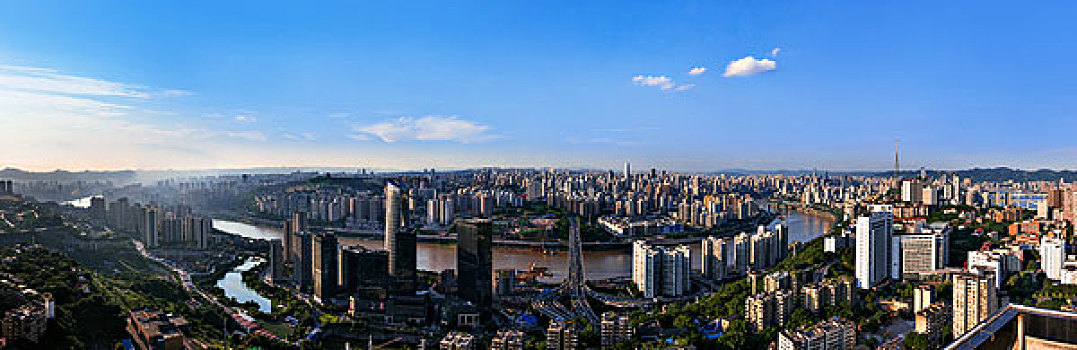重庆城市风光全景